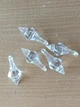 Кристалл подвеска новогодняя бусина Пика 4*1,5 см - изображение 3