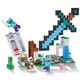 Конструктор Minecraft Большой алмазный меч с башней фигурками героев Крипером скелетом и свинкой 359 деталей Майнкрафт My World - изображение 4