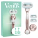 Бритва Gillette Venus Extra Smooth Sensitive RoseGold с 3 сменными картриджами (7702018609994) - изображение 1