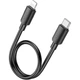 Дата кабель USB-C to Lightning 0.25m Hyper PD X96 black HOCO - зображення 2
