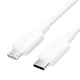 Дата кабель USB-C to Lightning 1.0m 3A white VENTION - изображение 1