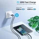 Дата кабель USB-C to USB-C 1.8m USB 2.0 60W Choetech - изображение 4