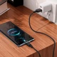 Дата кабель USB 2.0 AM to USB-C 1.0m Cool silicone X90 black HOCO - изображение 6