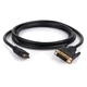 Кабель мультимедийный HDMI M to DVI M 5.0m 24+1pin Vinga - изображение 2