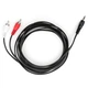 Кабель мультимедийный Jack 3.5mm M to 2xRCA 3 m Vinga - изображение 1