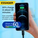Дата кабель USB-C to Lightning 0.5m 20W black Essager - зображення 3