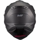 Туринговий ендуро мотошолом MT Helmets Track SV Pure A1 Matt Black S - зображення 5