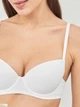 Бюстгальтер бесшовный brabrabra 108С 75B Белый (6907207938935) - изображение 3
