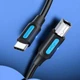Кабель для принтера USB-C 2.0 to BM 1.5m 2A black VENTION - изображение 2