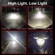 LED лампа H4 светодиодная (ближний-дальний свет) 8 диодов. для мотоциклов и авто - изображение 5