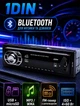 Автомагнитола 1 DIN JSD для авто с Bluetooth и громкой связью USB microSD FM 4 х 60 Вт разъем ISO LED дисплей - изображение 1