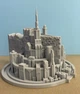 Коллекционная модель Замок Минас Тирит Minas Tirith Властелин Колец / Статуэтка Крепость Minas Tirith декор 3D печать 120 мм - изображение 2