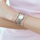 Браслет BURKER Ava Petite Silver Pink - зображення 2