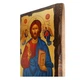 Писаная греческая икона Иисус Христос Вседержитель 22×28 см - изображение 4