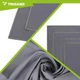 Полотенце быстросохнущее Trizand 27460 из микрофибры 180 × 100 см 250 г/м² темно-серое с чехлом - изображение 7