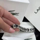 Браслет мужской Lacoste черный с серебристым - изображение 4