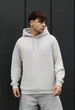 Мужской Худи Стаф Белый Однотонный С Логотипом Спортивный Staff Re White Logo XL (401321) - изображение 1