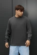 Чоловічий Лонгслів Стаф Чорний Темно-сірий Оверсайз Спортивний Staff Black Dark Gray Oversize M (401320) - зображення 1
