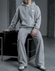 Комплект Мужской Спортивный Хлопок Меланж Однотонный Костюм Кофта Брюки XL (382630) - изображение 2