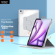 Чехол Zhisihui для iPad Air 13 M4 и iPad Pro 12.9 силиконовый с поворотной подставкой прозрачный - изображение 4