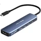 Док-станция Acasis HB-0101 USB-C на HDMI 4K 60 Гц с адаптером 10G, кабель 0.25 м - изображение 3