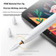 Ємнісний стилус Smorss [Батарея зі світловим дисплеєм] для iPad, сумісний з Apple Pencil 2-го покоління, універсальний планшетний стилус для iPad Pro/Air/Mini, сенсорний екран із захистом від неточностей - зображення 5
