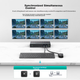 KVM-перемикач MT-Viki MT-KM108-U 8-портовий USB з підтримкою звуку - зображення 2