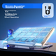 Охлаждающая подставка для ноутбука ICE COOREL Q9, игровая, с мощным воздушным потоком и регулировкой скорости, для Lenovo, Dell, Alienware, Legion, ASUS - изображение 6