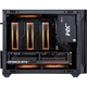 Игровой и офисный корпус для настольного компьютера SAMA Creative Air Black с сетчатой вентиляцией с трех сторон, разборной конструкцией, поддержкой материнских плат MATX и блоков питания ATX, двумя портами USB 3.0 и пылезащитной верхней панелью. - изображение 3