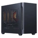 Игровой и офисный корпус для настольного компьютера SAMA Creative Air Black с сетчатой вентиляцией с трех сторон, разборной конструкцией, поддержкой материнских плат MATX и блоков питания ATX, двумя портами USB 3.0 и пылезащитной верхней панелью. - изображение 5