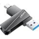 Флеш-накопичувач EAGET 128 ГБ типу C USB 3.2 з двома інтерфейсами для телефону та комп'ютера, високошвидкісний великої ємності для офісу та бізнесу USB-накопичувач CF60, сумісний із телефонами Android та Apple - зображення 2