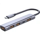 Хаб-док-станція Youlianxing Type-C 3.2 Gen2, 4 порти USB, 10 Гбіт/с, для ноутбуків - зображення 3