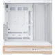 Корпус Segotep Zhenmu 1 White Seaside View (ATX + два слота для водяного охлаждения 360 мм / Type-C / боковая панель из стекла с отделкой под натуральное дерево / корпус для домашнего настольного игрового компьютера) - изображение 1