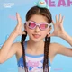 Очки для плавания детские зеркальные WATERTIME 10-15, фиолетовые - изображение 3