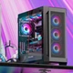 Корпус Great Wall Archimedes KM101 черный с креплением радиатора 360 мм, съемной верхней панелью, магнитной дверцей и разъемом Type-C - изображение 6