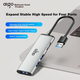 USB-хаб Aigo H02-AC Type-C на USB 3.0 металлический, кабель 0.25 м - изображение 4