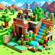 Конструктор магнитный Bluqi Minecraft на 200 деталей для детей 3-10 лет - изображение 12