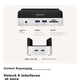 Док-станція ORICO для Mac mini M4 з відсіком для SSD M.2 2280 - зображення 4