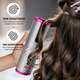 Бездротова автоматична плойка-стайлер для завивки волосся Hair Curler з LCD-дисплеєм, керамічним покриттям, USB - зображення 2