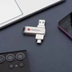 Флешка 128GB USB 3.2 Gen 1 Forcell F-Data Metal Duo Silver (5903396391798) - зображення 5