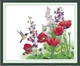 Набір для вишивання "Pink Flowers". AIDA 14CT, 28*55 див. БЕЗ нанесення на канву схеми - зображення 1