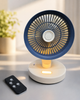 Портативный вентилятор SkyBerg с LED-подсветкой / Переносной настольный вентилятор + пульт ДУ - изображение 1