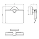 Тримач туалетного паперу з кришкою Devit Flow DFL40000618BN, Brushed Nickel PVD - зображення 3