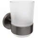 Склянка з тримачем Devit Flow DFL21010401GM, колір Gun Metal PVD - зображення 2