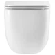 Унітаз підвісний Devit Grid DGR0760111W безобідковий з кришкою soft-close та Vortex Flush, білий - изображение 4
