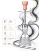 Кальян Yahya Stick Silver: повний комплект 43см + щипці. Шахта 13см, дифузор, Suft Touch - зображення 2