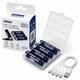 Аккумуляторы XTAR AA 1.5V 2450mAh (4100mWh) Li-ion USB-C, 4 шт – быстрая зарядка, до 1200 циклов, кабель USB-C в комплекте (14×50 мм) - изображение 2