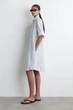 Сукня жіноча COS striped short-sleeved shirt dress 1293706001 44 Різнобарвний - изображение 3