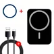 Автомобильное зарядное устройство MagSafe 30 Вт держатель для телефона в машину с магнитным креплением на дефлектор быстрая беспроводная зарядка Type-C Черный - изображение 2
