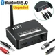 ЦАП конвертер аудіо 2 в 1 Bluetooth 5.0 SPDIF Toslink в RCA 3.5 мм AUX Чорний (BT-digital-to-analog) - зображення 1